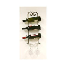 Metal Wire 3 Bottles Wine Rack